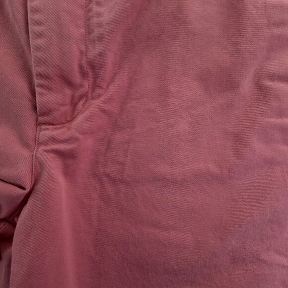 Vineyard Vines Club Salmon Pink Shorts Size 34 Chino Zip Fly Preppy Whale Logo - Picture 9 of 16